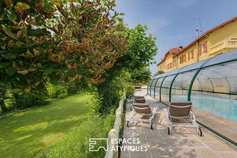 Barbotan-les-Thermes: Former hotel-restaurant of 830 sqm on wooded grounds