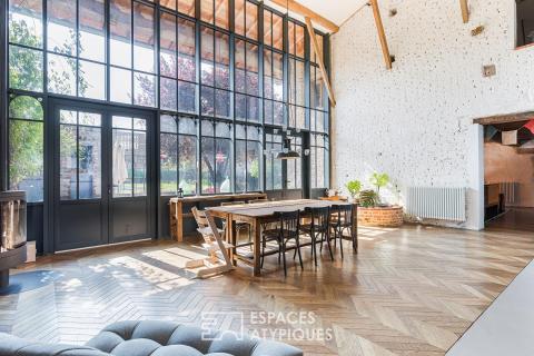 Maison de caractère avec verrière cathédrale et piscine à Grenade