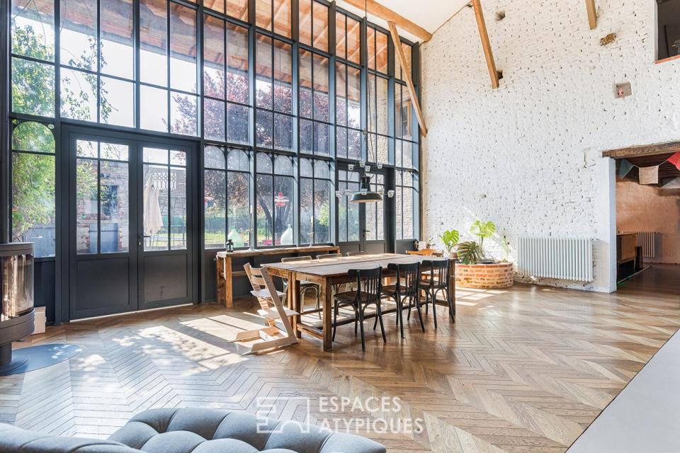 Maison de caractère avec verrière cathédrale et piscine à Grenade