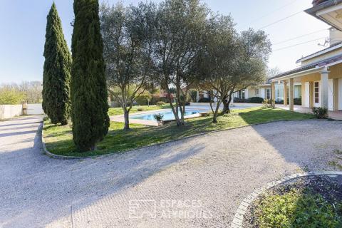 Villa aux notes méditerranéenne avec piscine à Muret