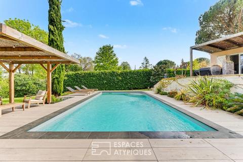 Maison familiale avec piscine et son parc à Mons