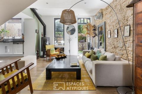 Maison de ville aux volumes contemporains à Villefranche-de-Lauragais