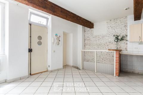 Appartement avec cave toulousaine aux Carmes