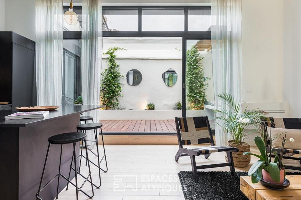 Appartement loft avec patio à Bonnefoy