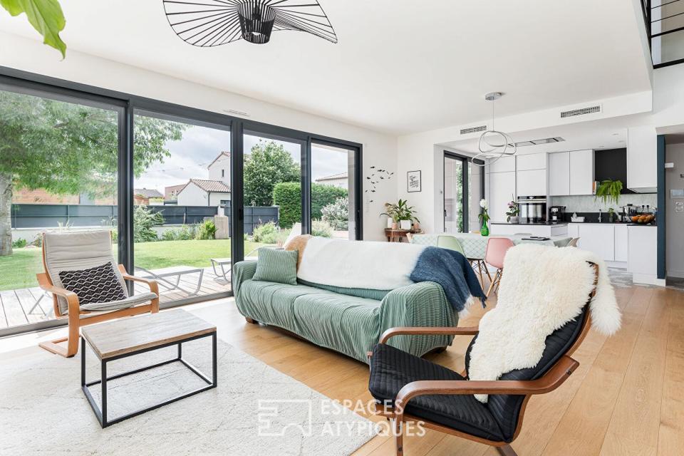 Maison d'architecte et son jardin paysager à Toulouse