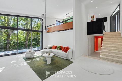 Architect-designed house with a mineral aesthetic