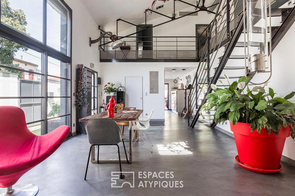 Ancien garage rénové en Loft