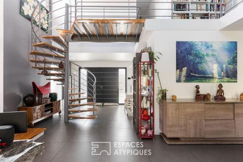 Villa contemporaine avec suites et piscine à Fonsorbes