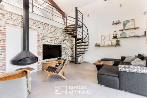 Renovated Toulouse-style house full of character, surrounded by greenery