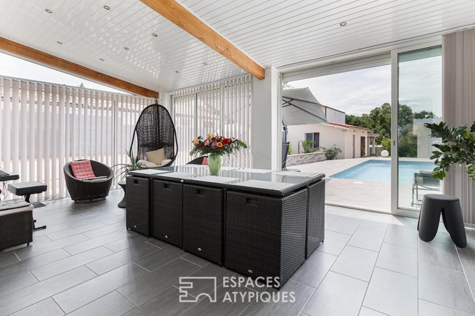 Maison familiale sur beau jardin paysagé à Grenade