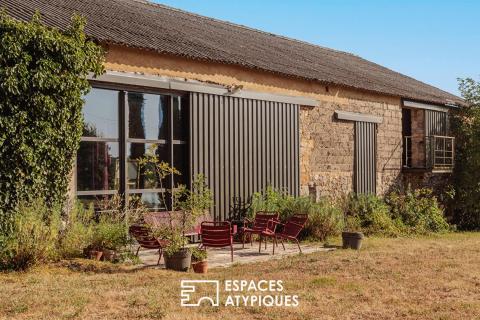 Ancienne bâtisse agricole sublimée en maison d&rsquo;architecte écologique