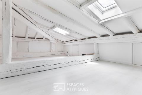 Appartement rénové en dernier étage aux Carmes