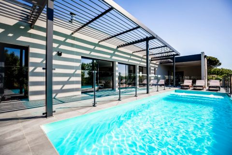 Maison contemporaine avec vue