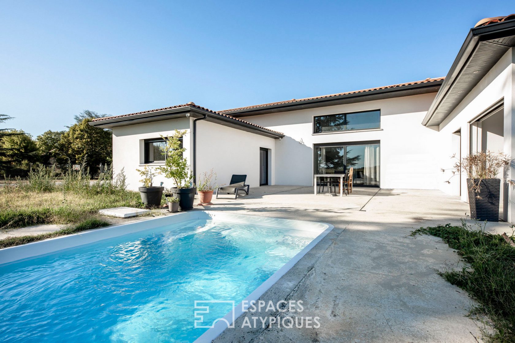Villa contemporaine avec piscine à Pibrac
