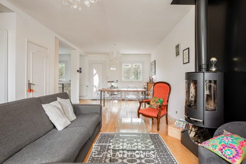 Renovated townhouse with garden