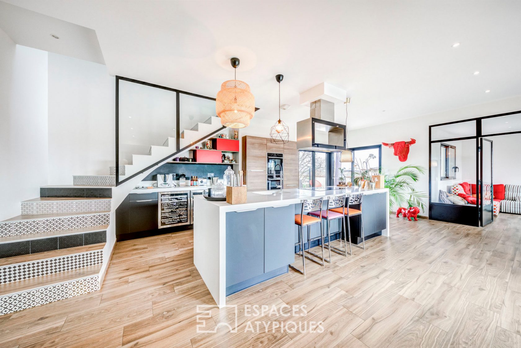 Maison contemporaine d’architecte avec piscine