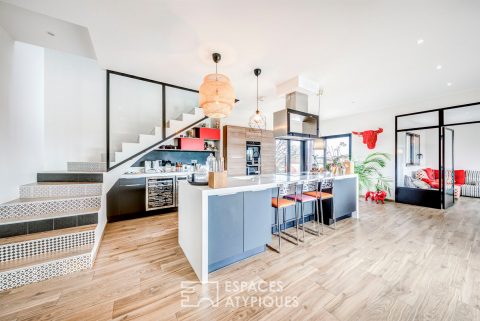 Maison contemporaine d’architecte avec piscine