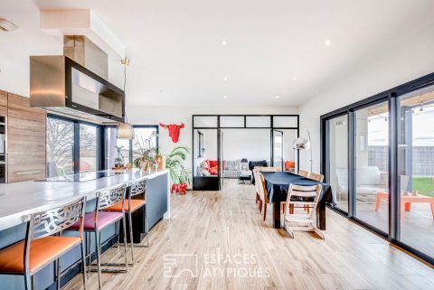 Maison contemporaine d’architecte avec piscine