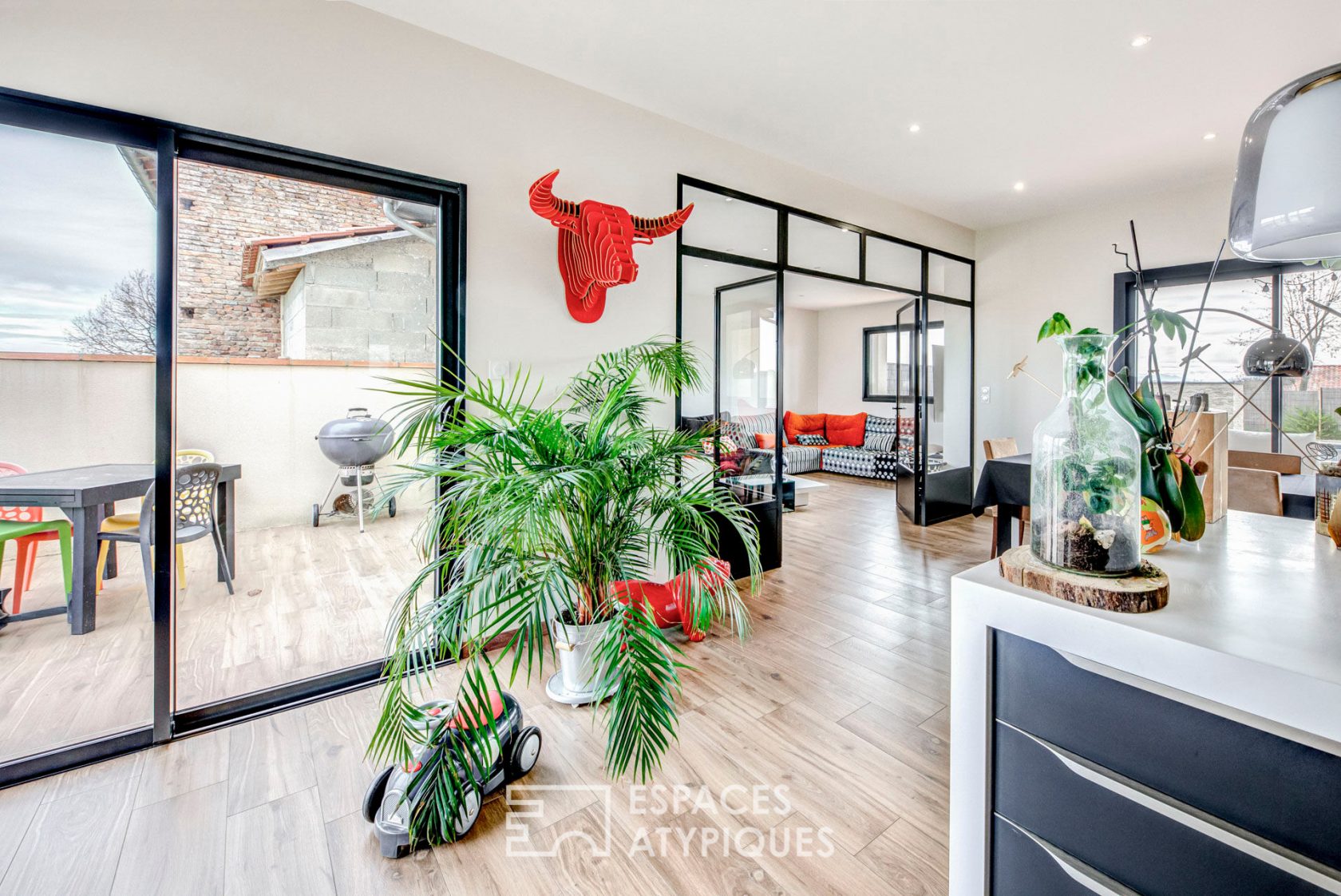 Maison contemporaine d’architecte avec piscine