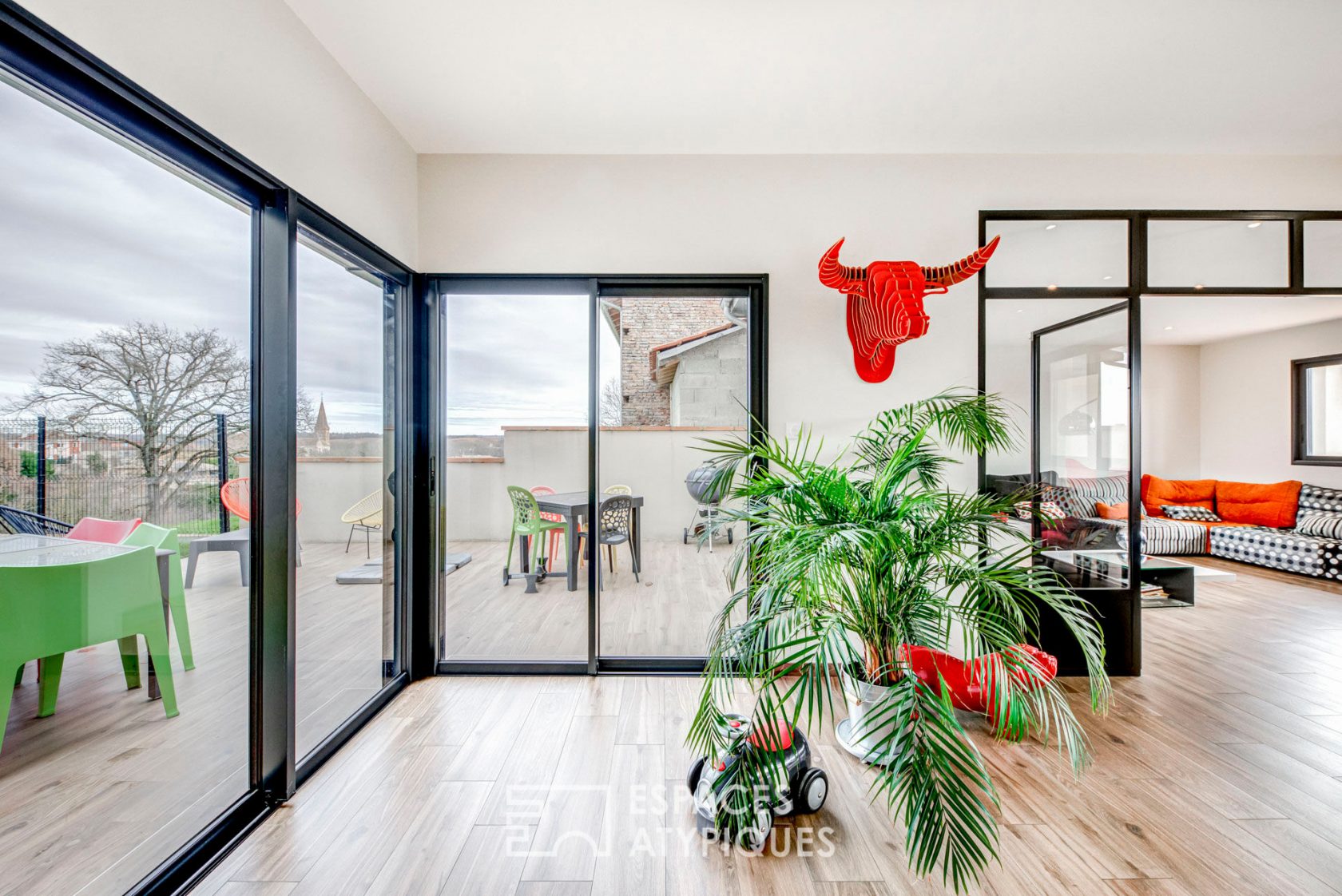 Maison contemporaine d’architecte avec piscine
