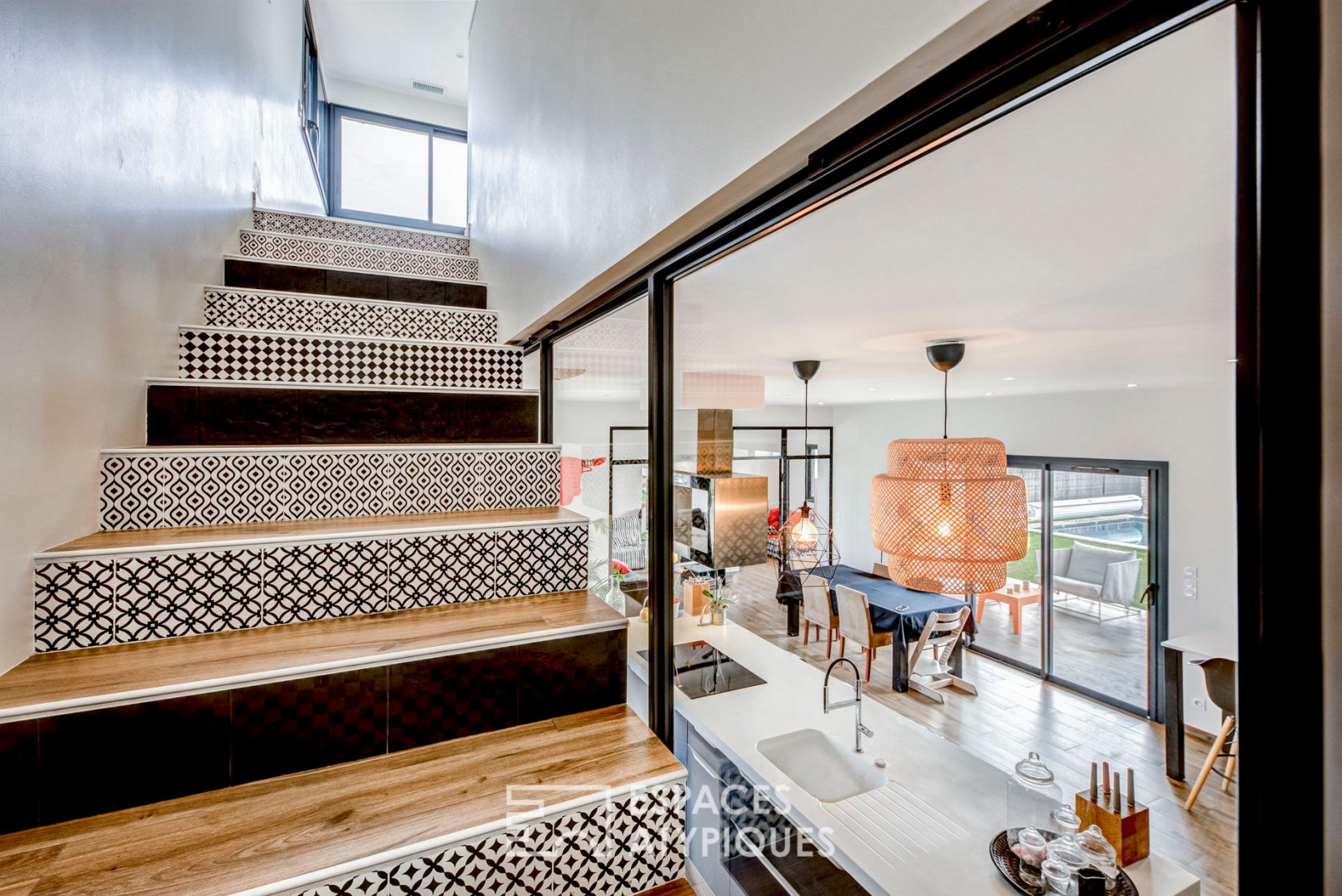 Maison contemporaine d’architecte avec piscine