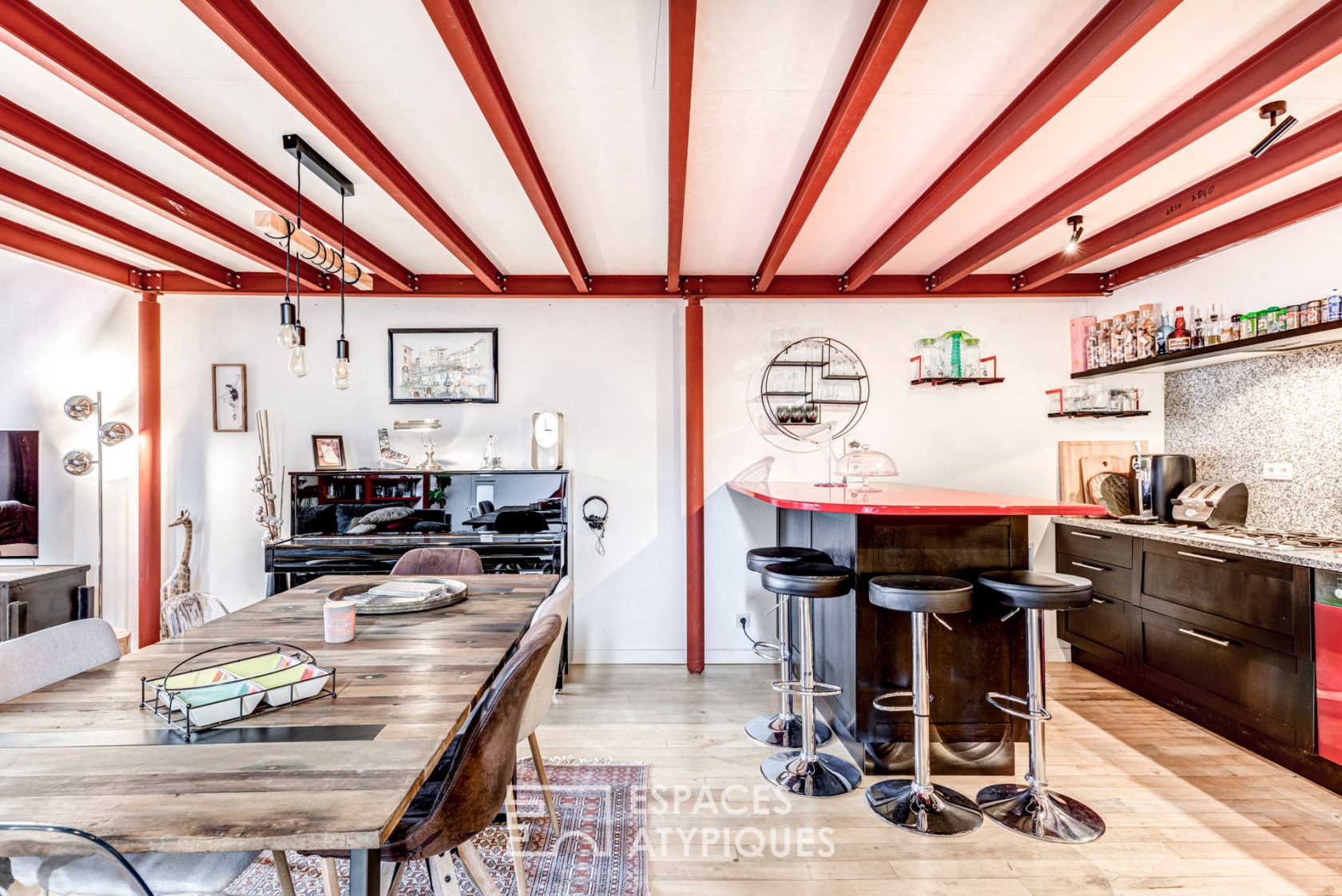 Appartement type loft avec vue dégagée