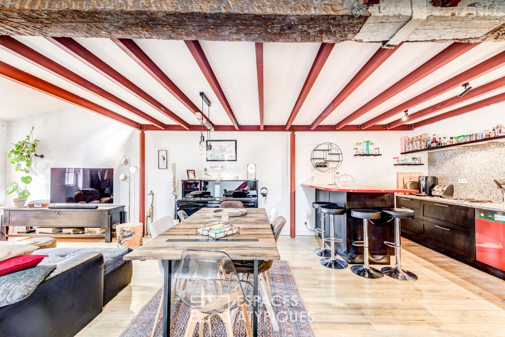 Appartement type loft avec vue dégagée