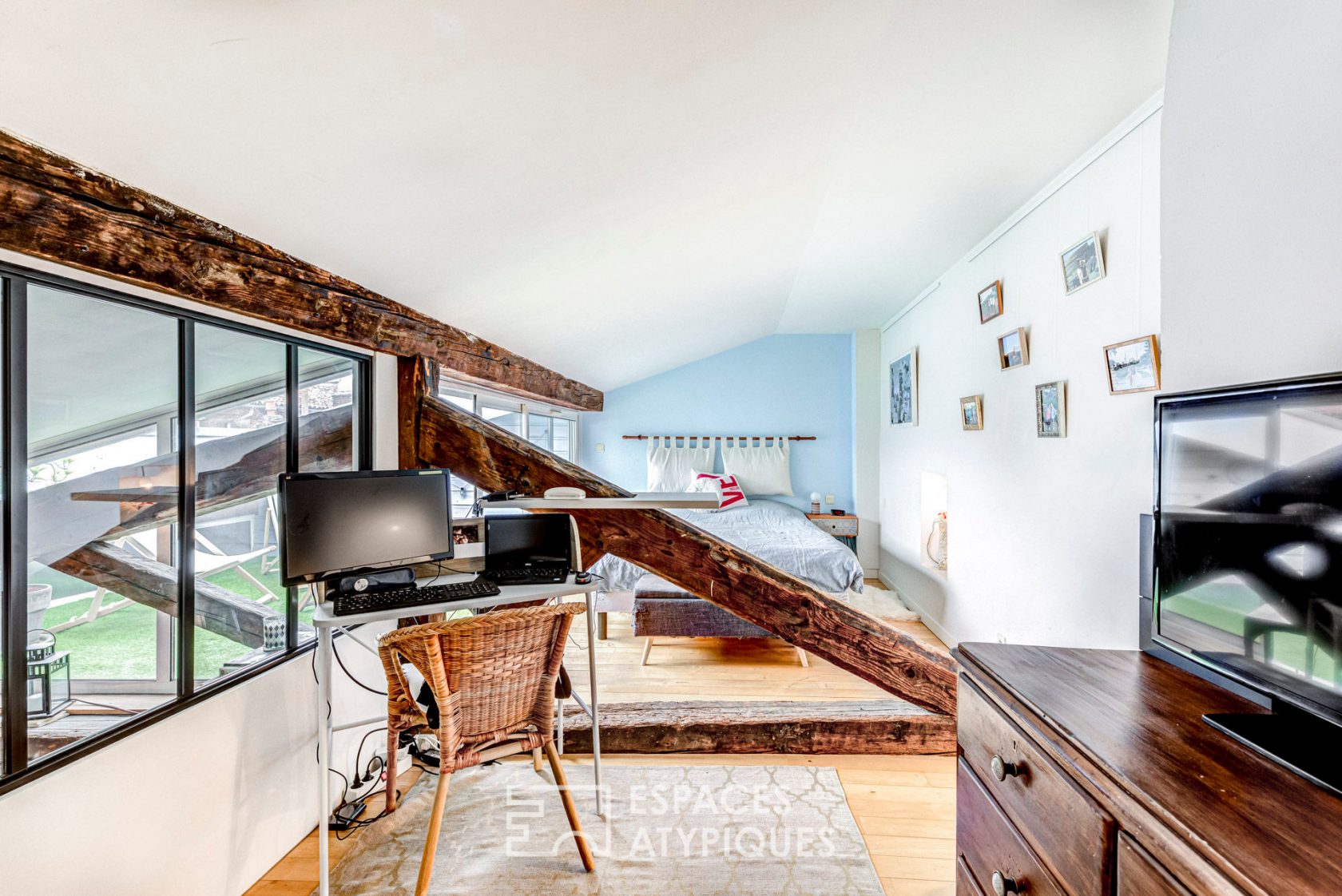 Appartement type loft avec vue dégagée