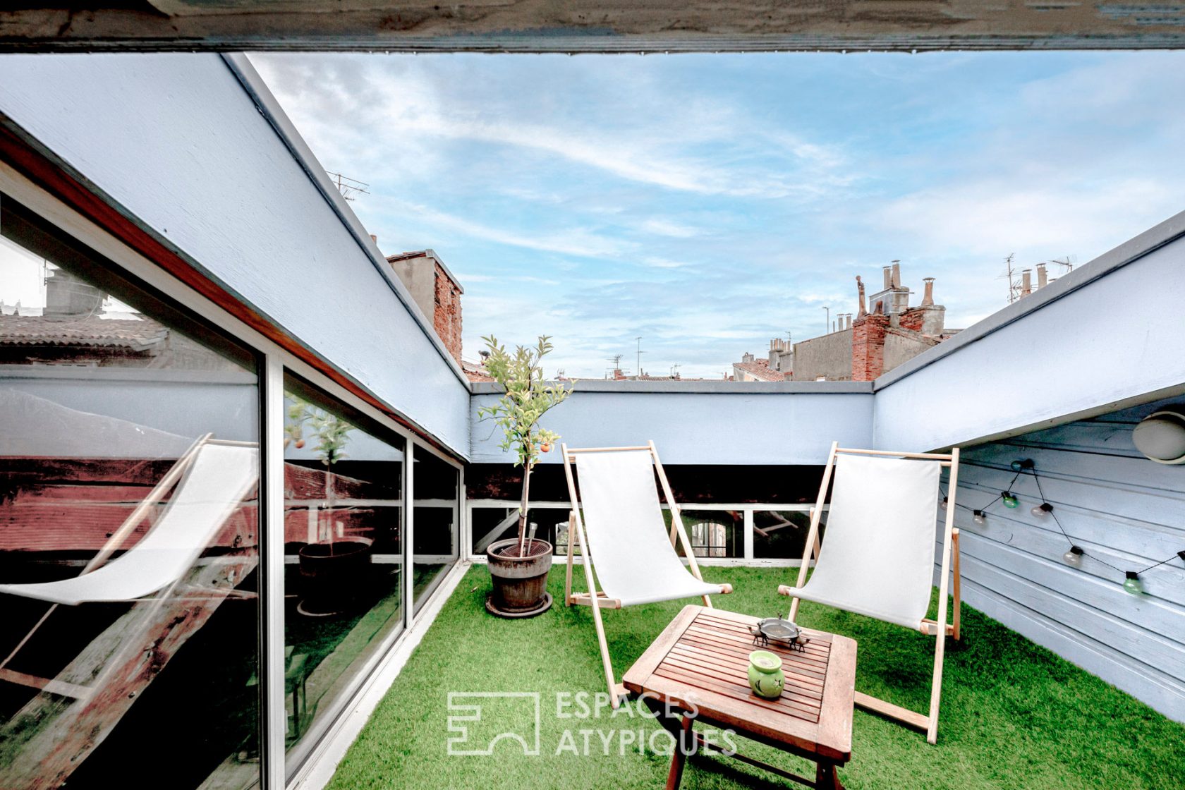 Appartement type loft avec vue dégagée