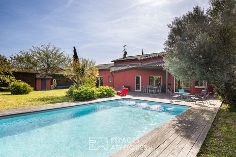 Maison familiale avec piscine à Seilh