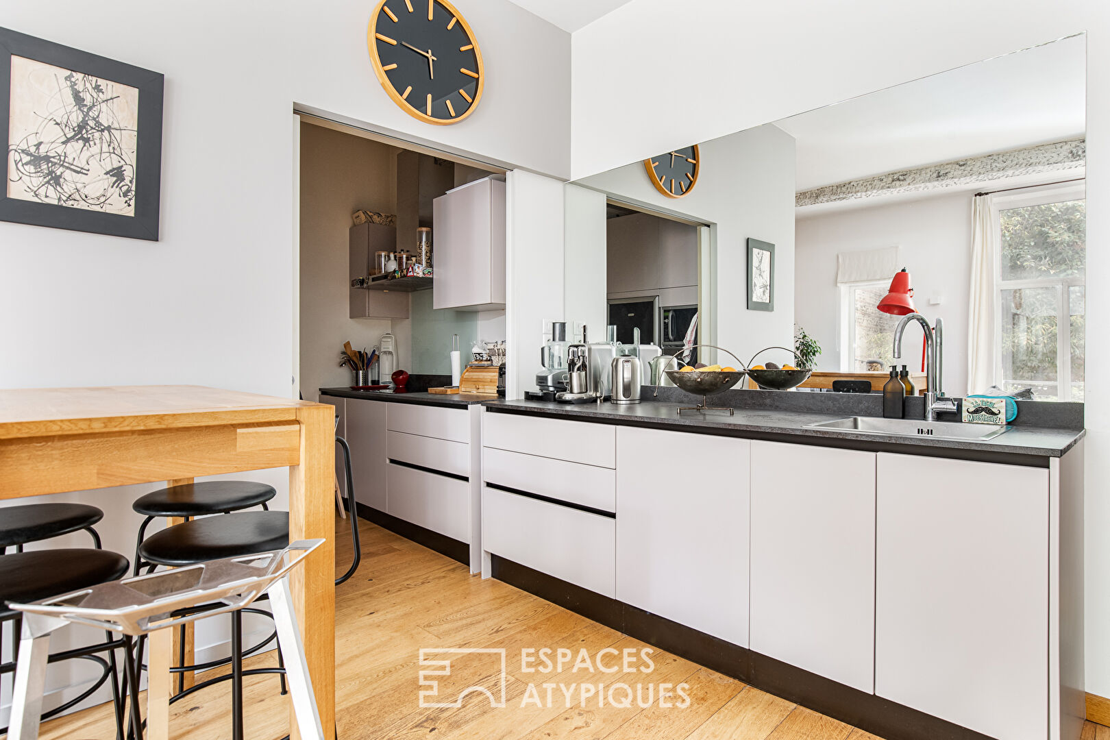 Duplex and its garden in Les Carmes