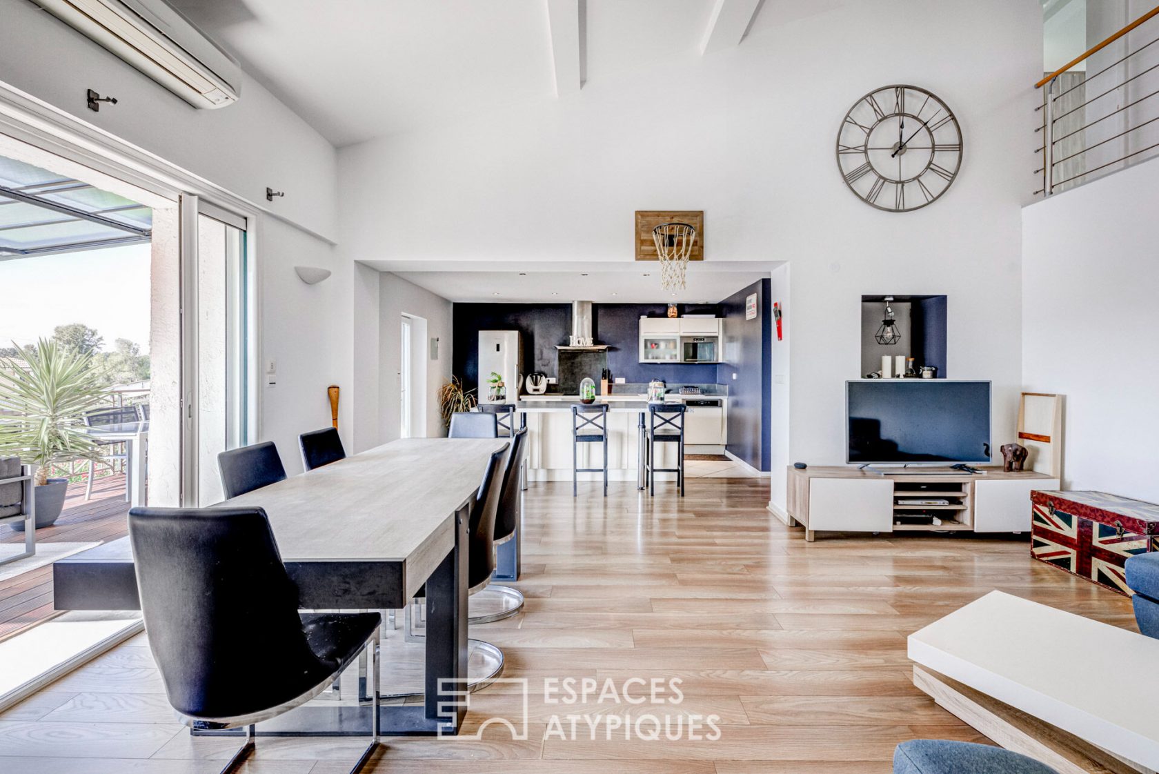 Appartement loft avec vue sur la campagne