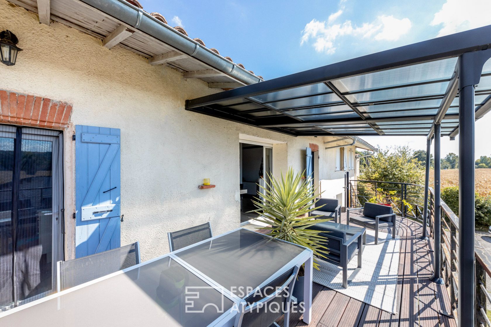 Appartement loft avec vue sur la campagne