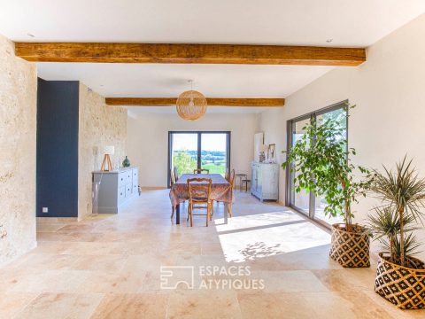 Corps de ferme entièrement rénové avec vue