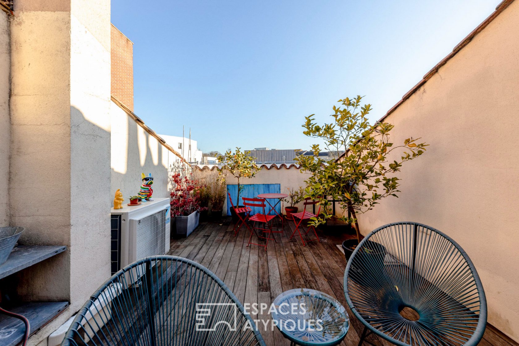 Appartement en duplex avec terrasse au centre de Toulouse