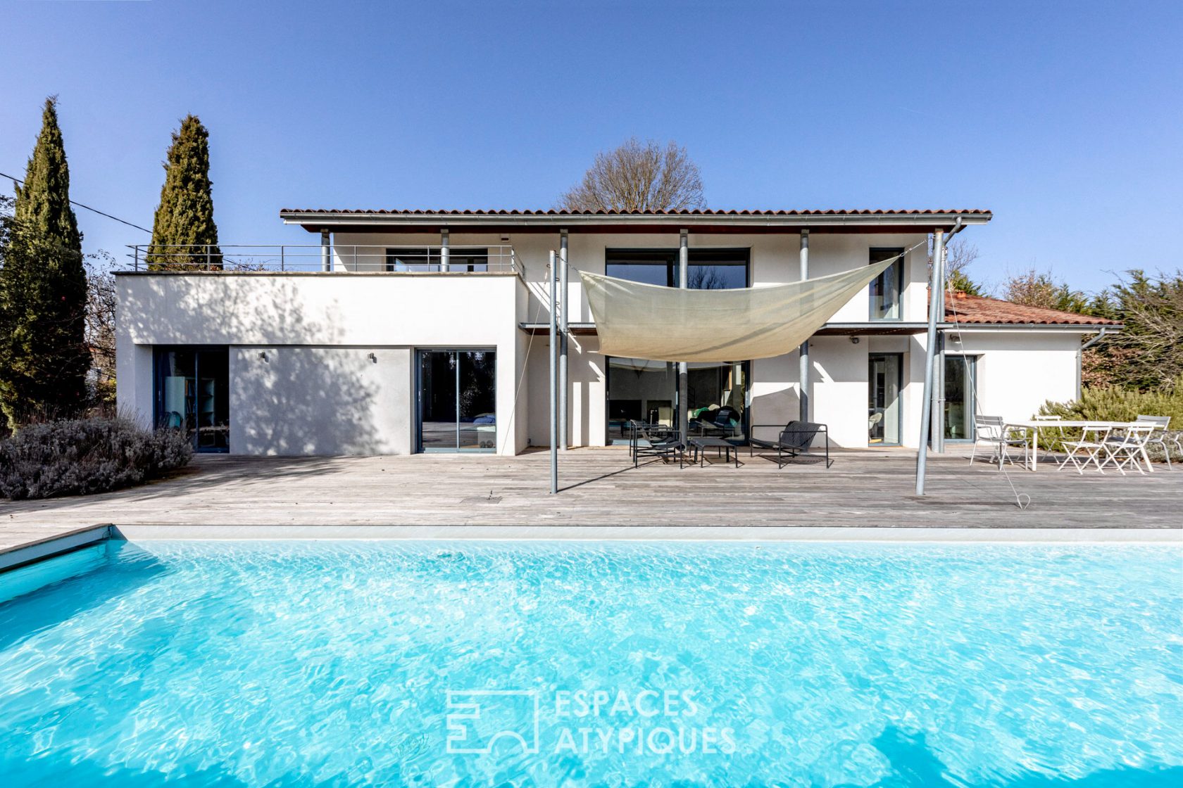 Maison d’architecte dans un cadre bucolique