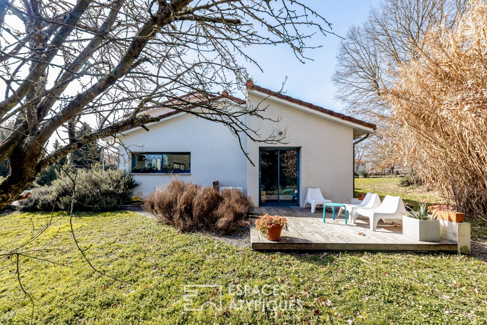 Maison d’architecte dans un cadre bucolique