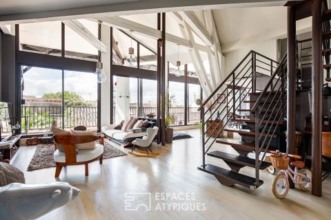 Loft d’exception avec terrasse et vue sur les toits de Toulouse