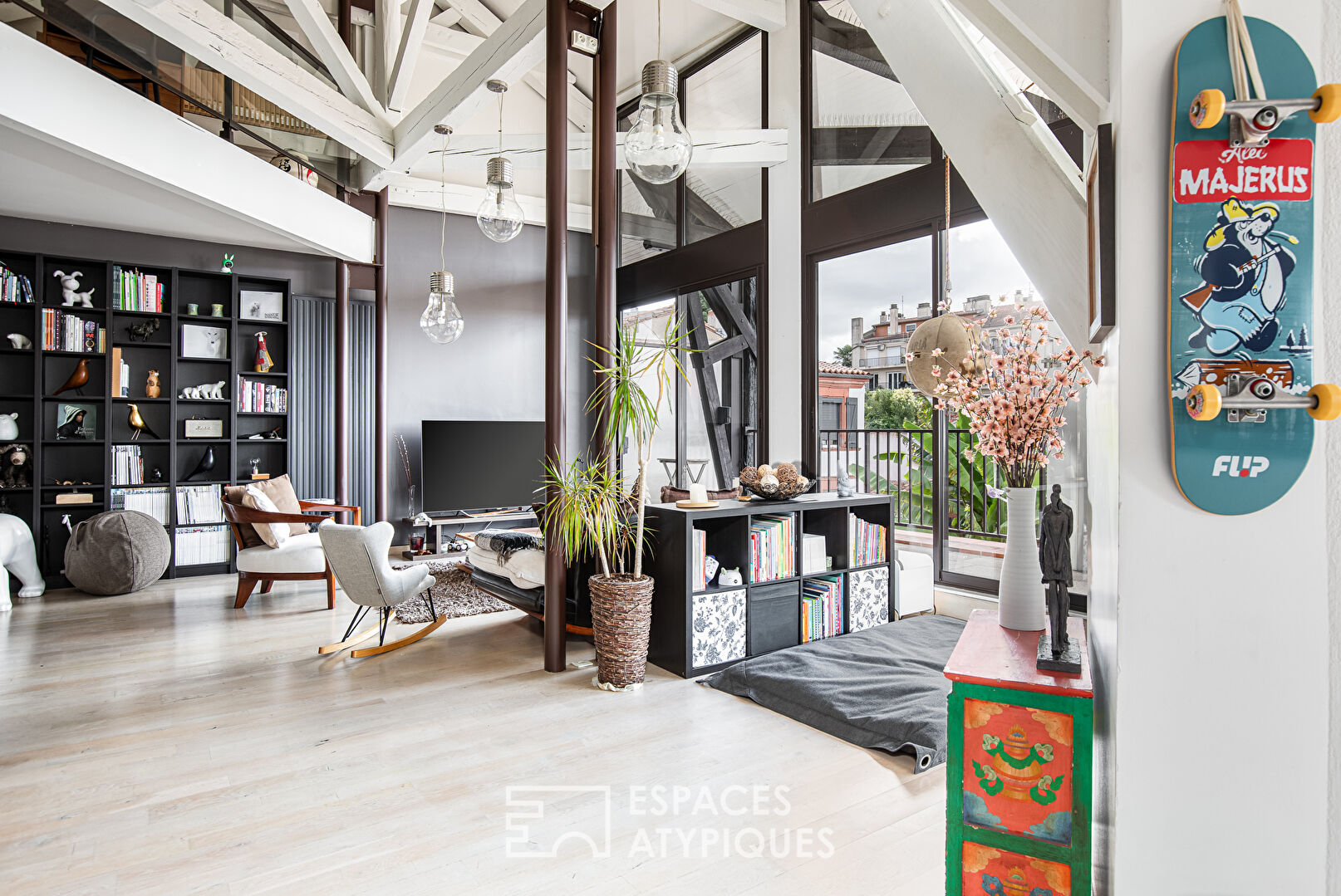 Loft d’exception avec terrasse et vue sur les toits de Toulouse