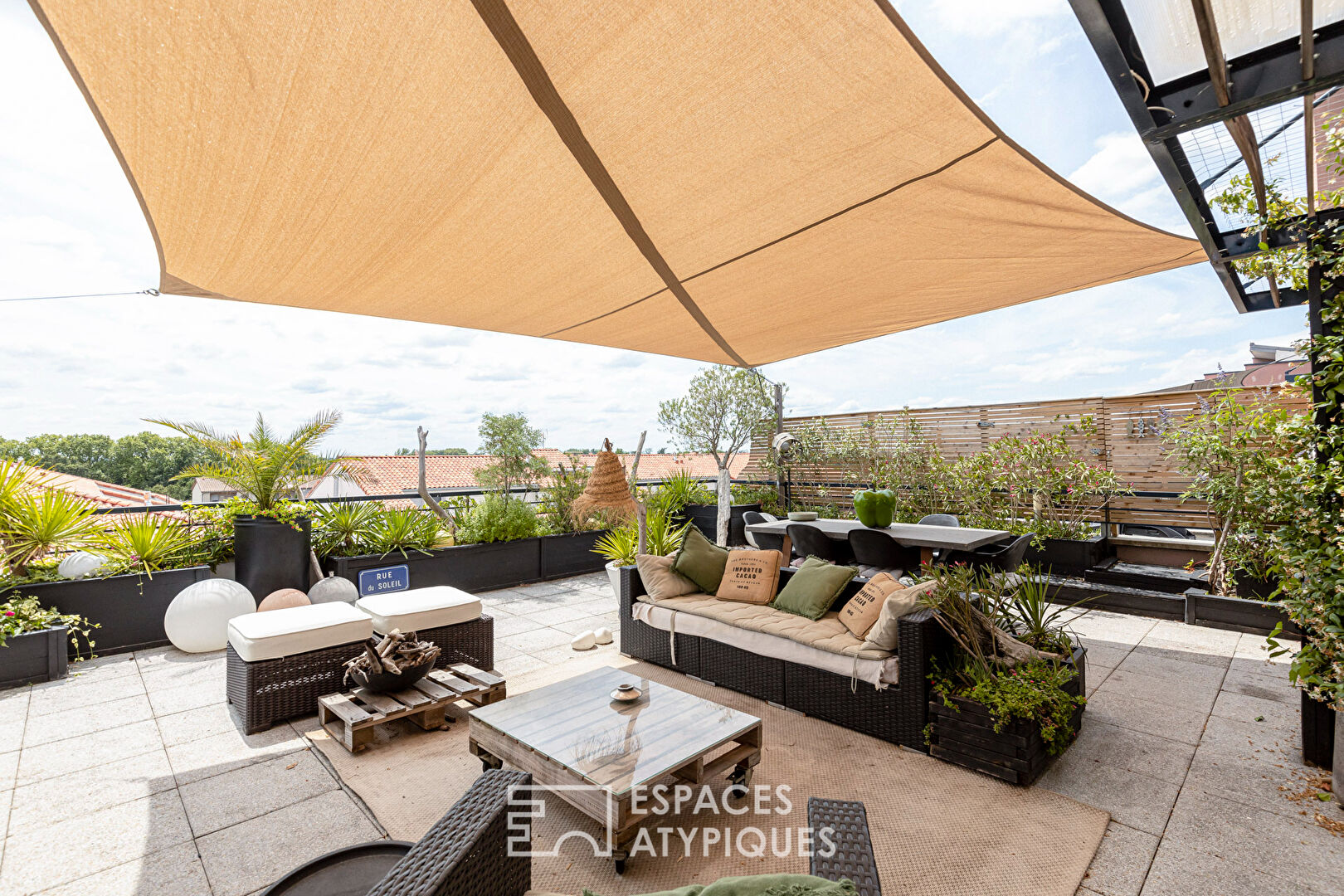 Dernier étage et sa terrasse de 80m² à Toulouse