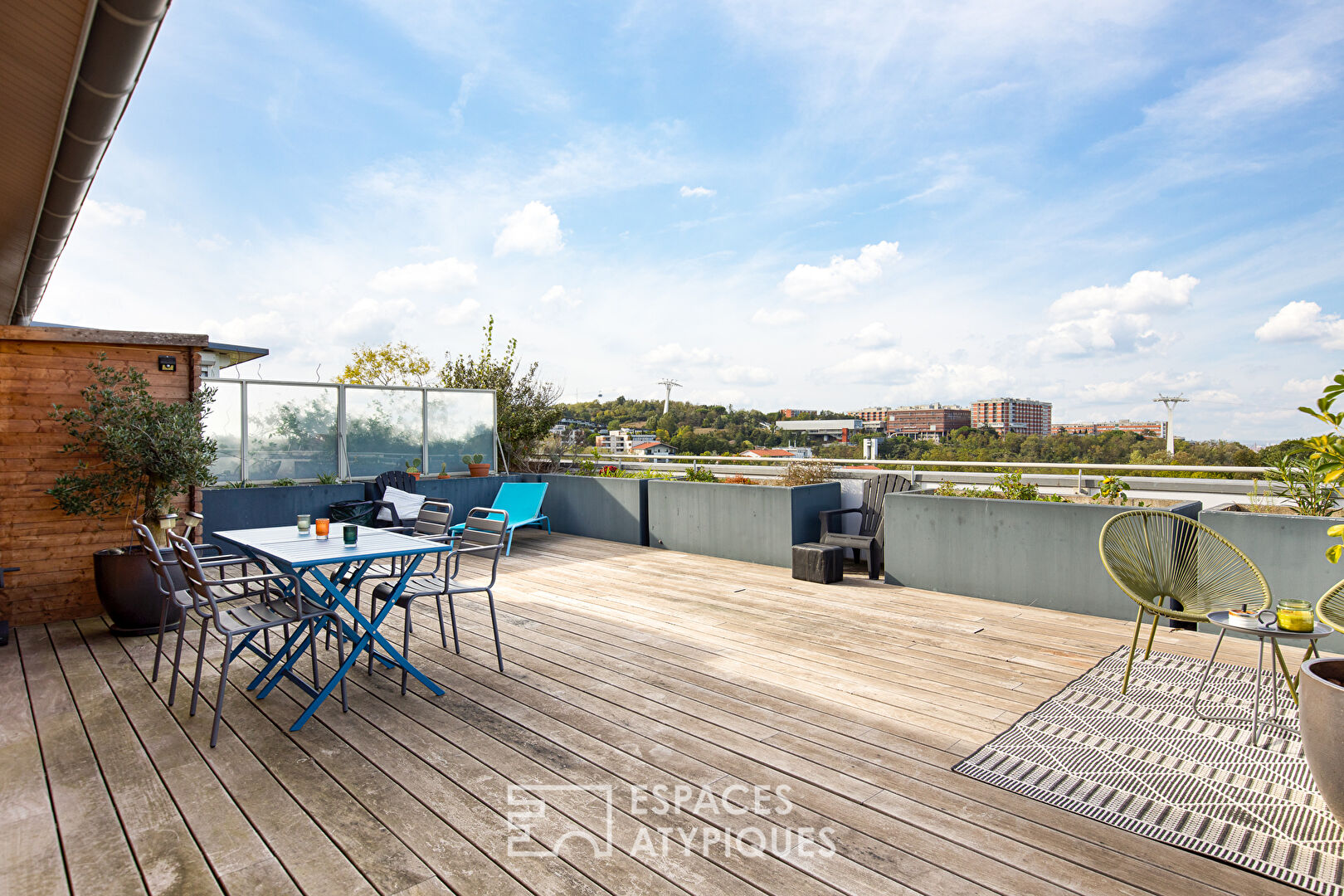 Appartement rooftop à Rangueil