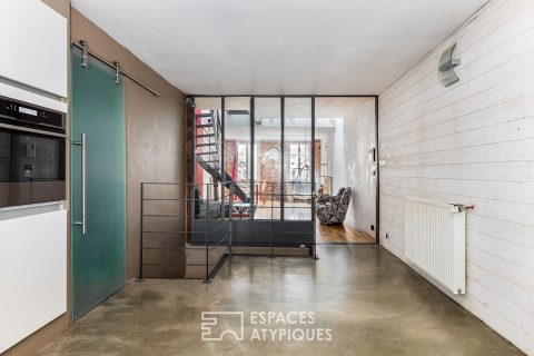 Maison de ville rénovée et sa terrasse