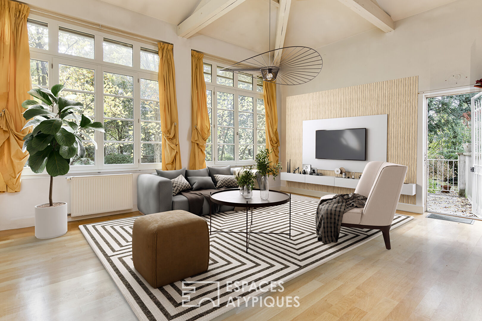 Apartment with garden in the heart of the Capitol