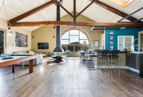 Old renovated barn in Lévignac