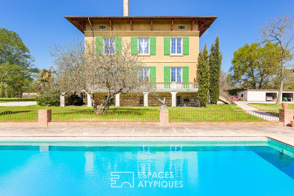 Maison de maître à quelques kilomètres de Toulouse