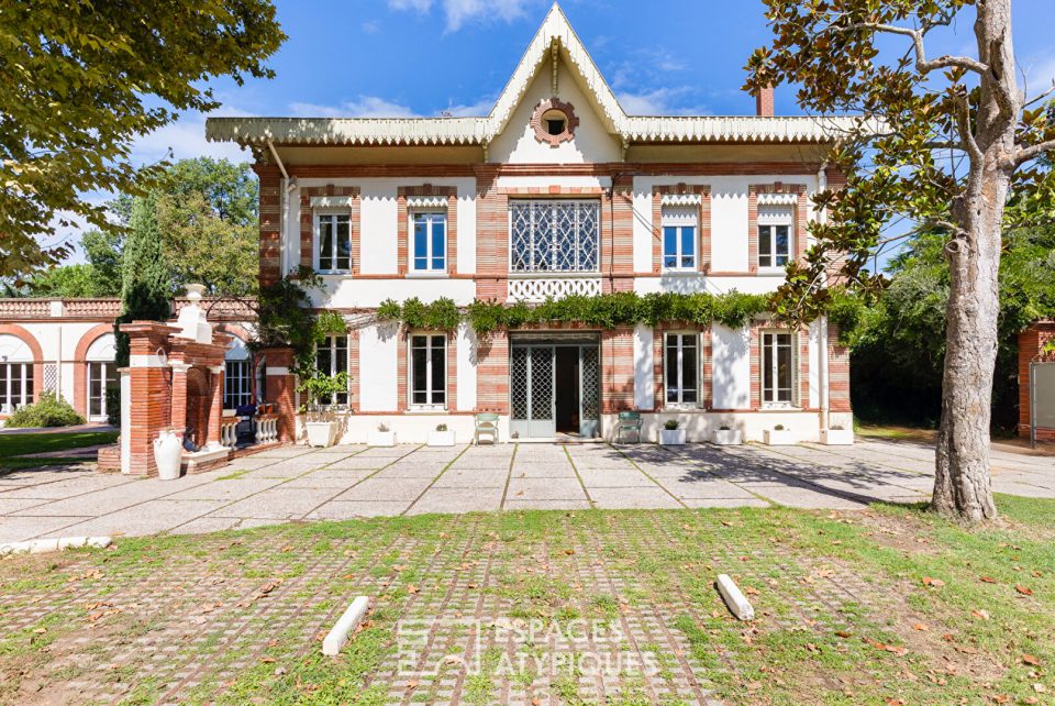 Toulousaine du XIX et son cottage à Toulouse