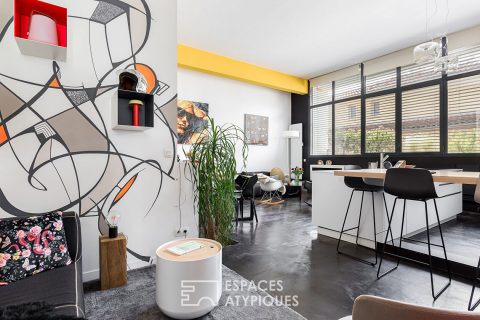 Maison de ville conçu en loft aux Minimes