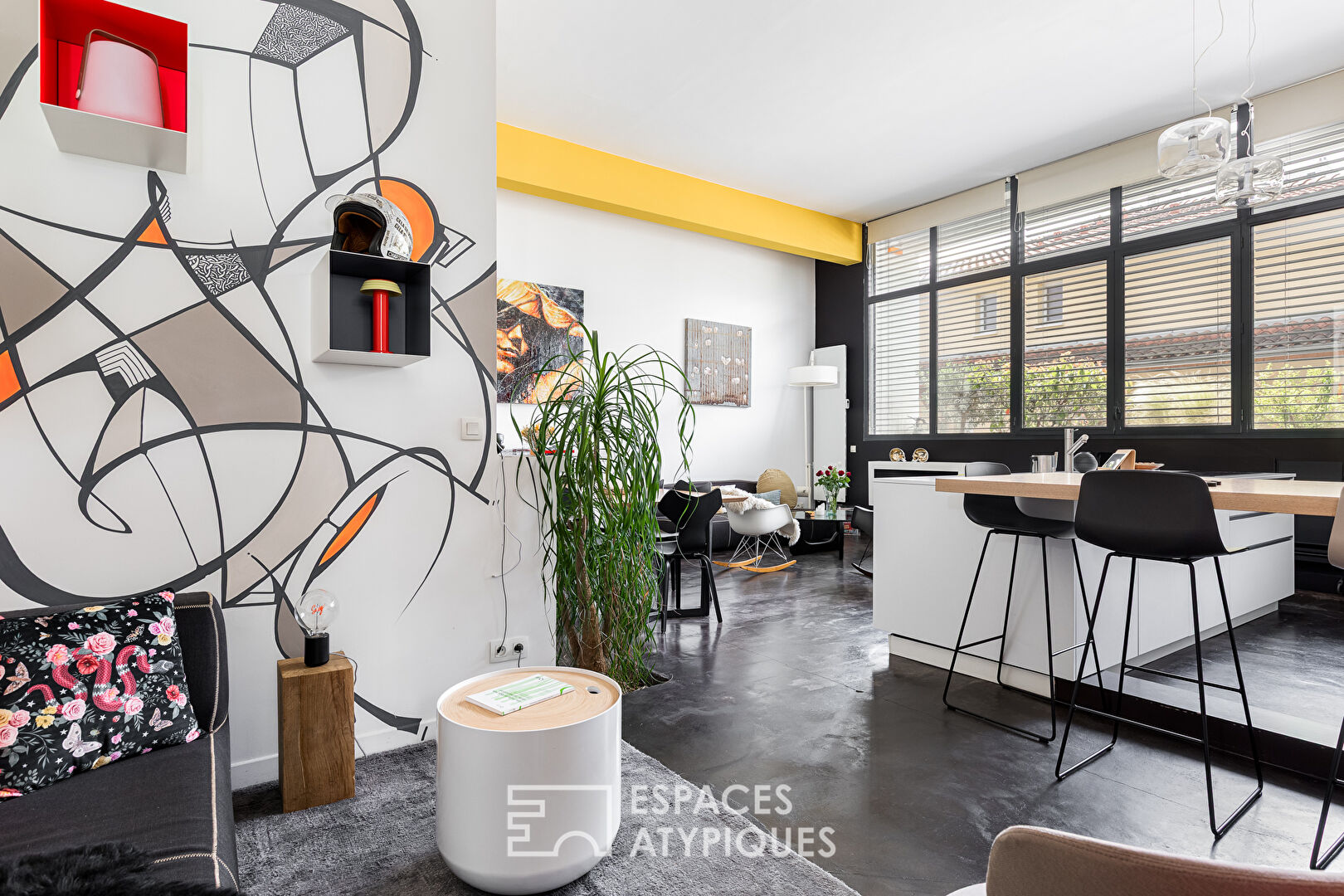 Maison de ville conçu en loft aux Minimes