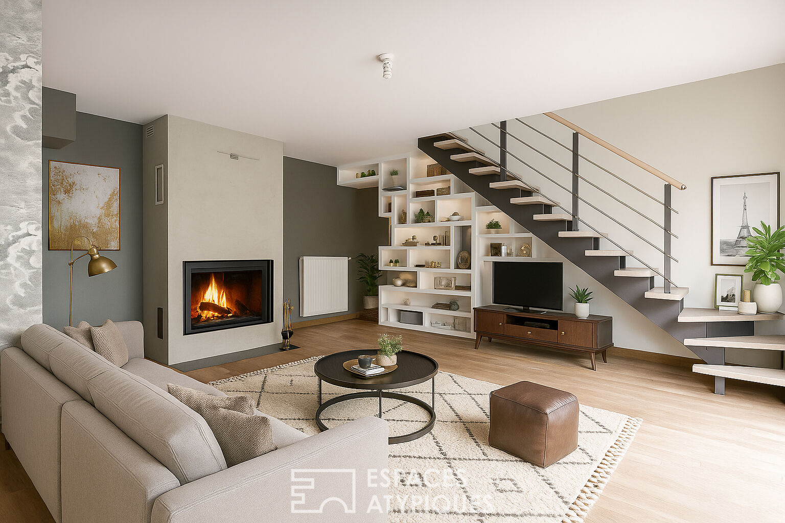 Duplex en dernier étage avec terrasses à Quint Fonsegrives