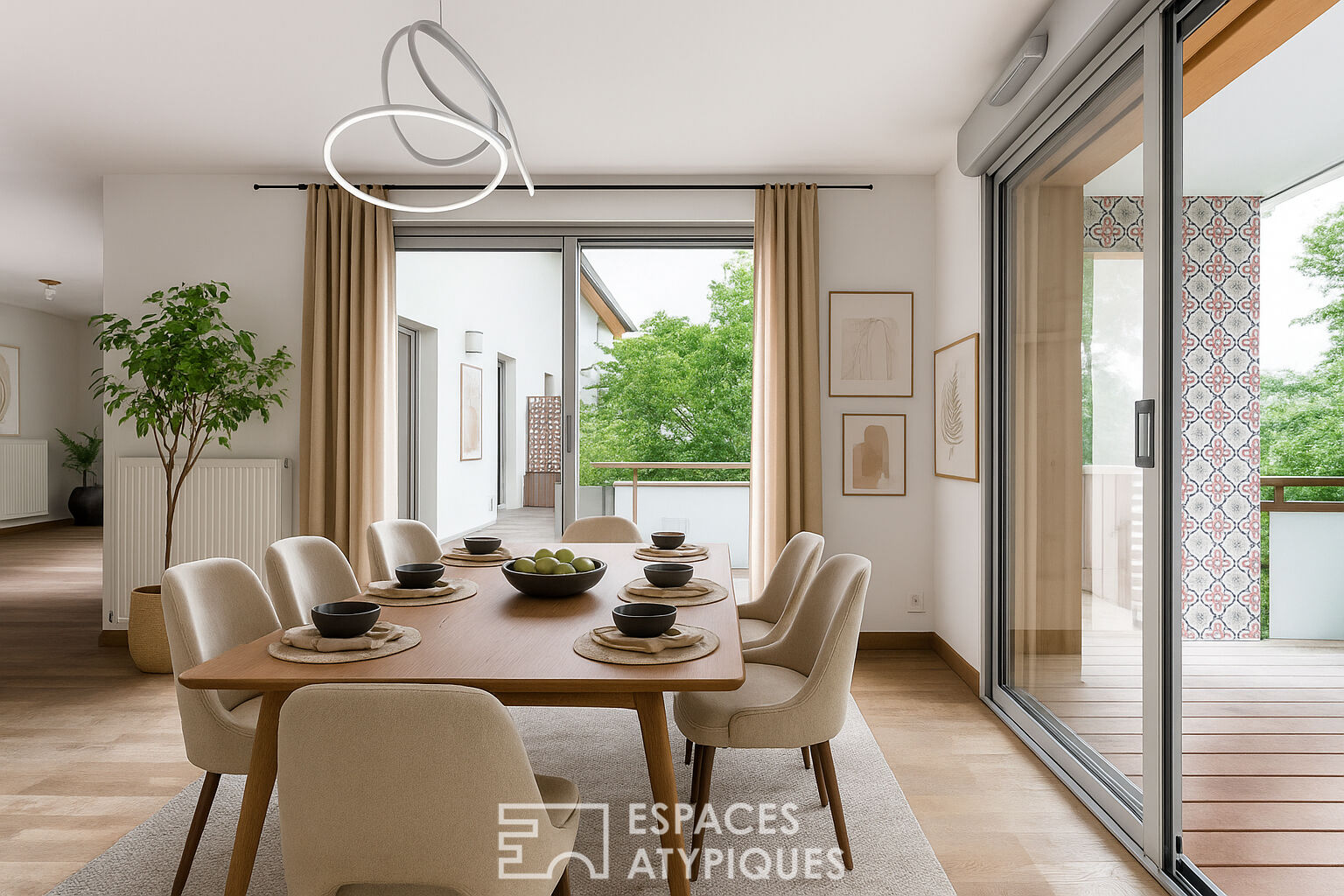 Duplex en dernier étage avec terrasses à Quint Fonsegrives